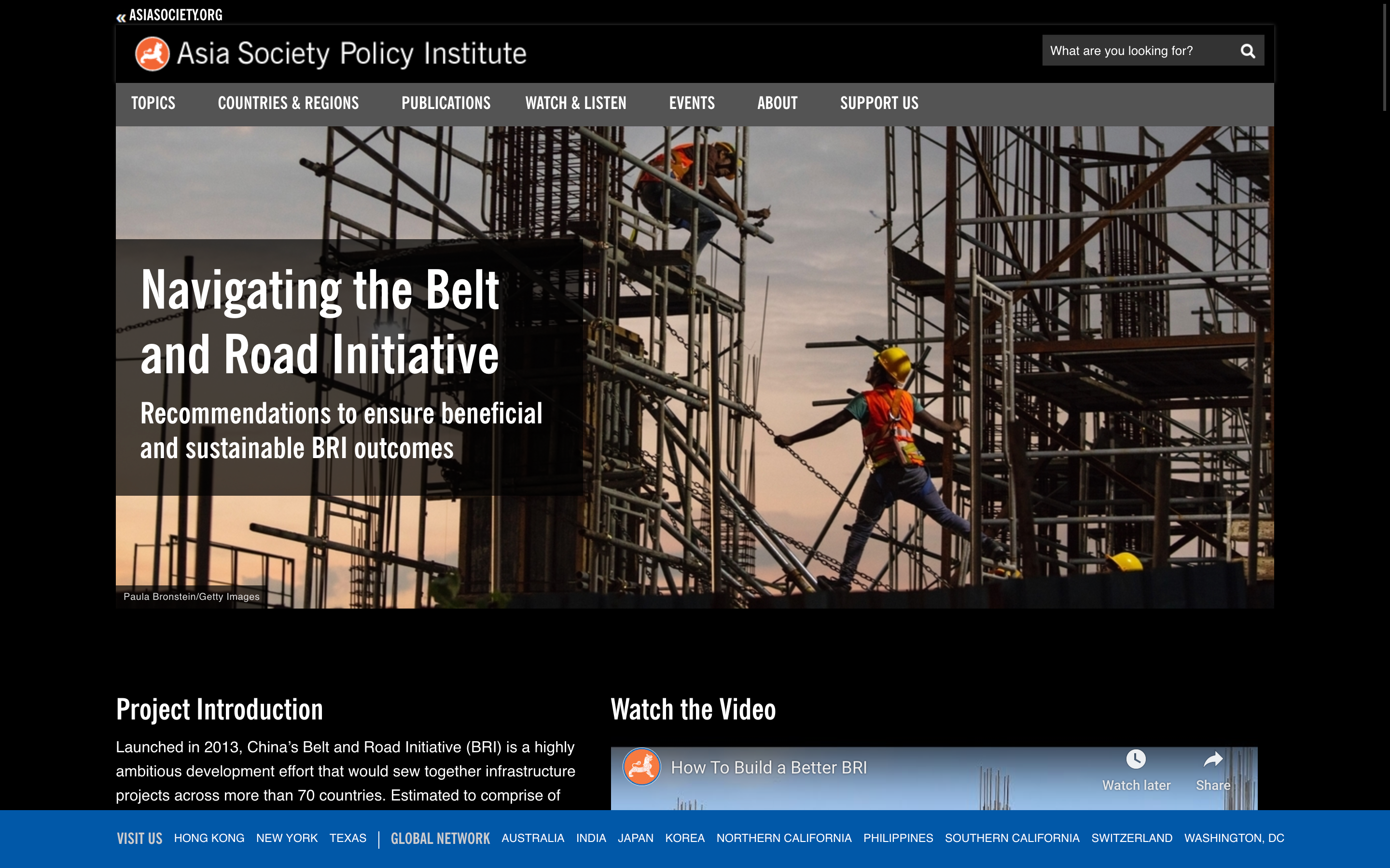 Asia Society BRI