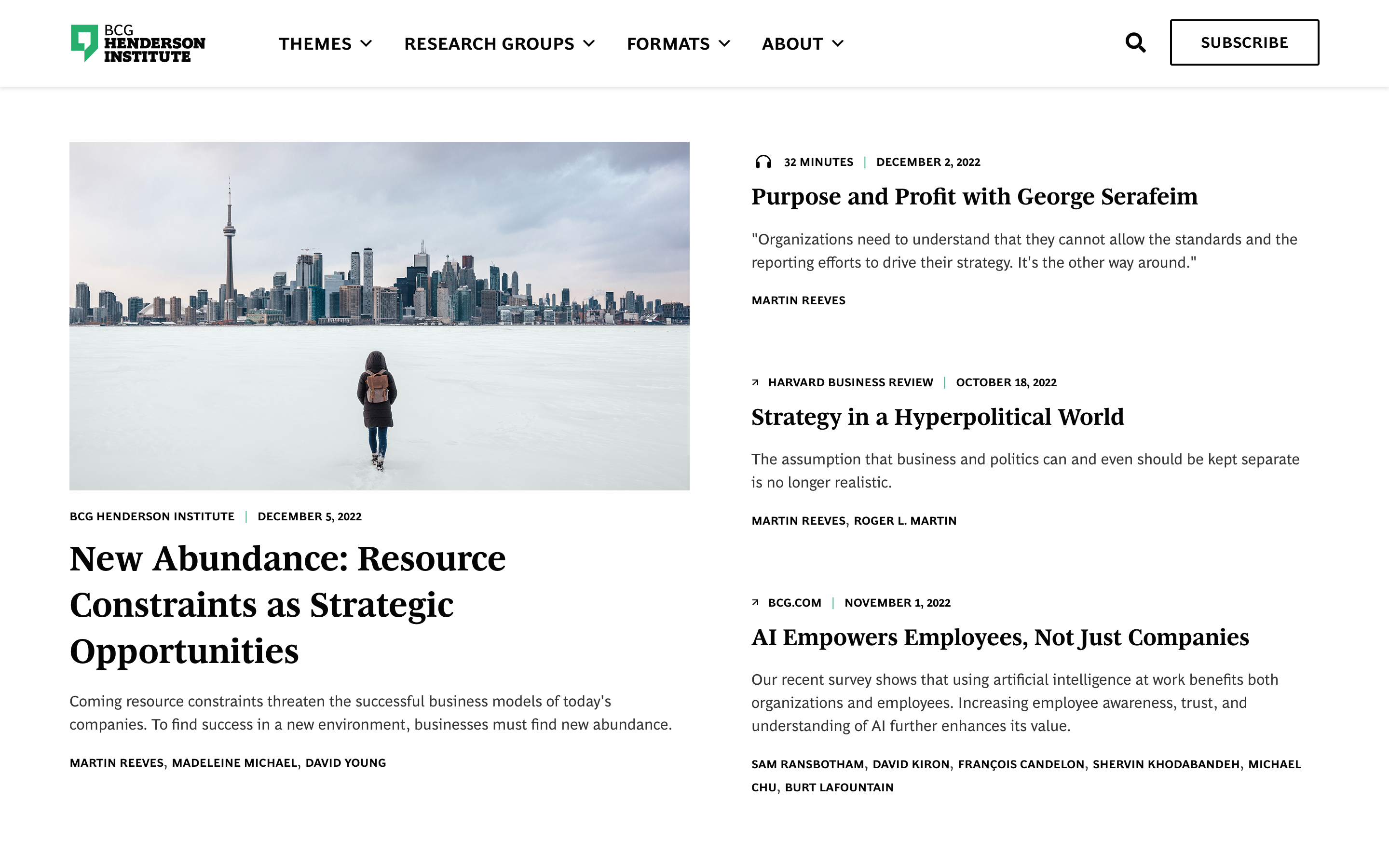 BCG Henderson Institute