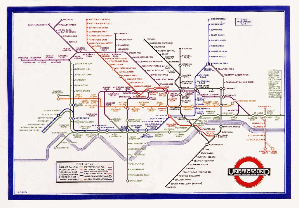 Beck London Underground Map - Image 2