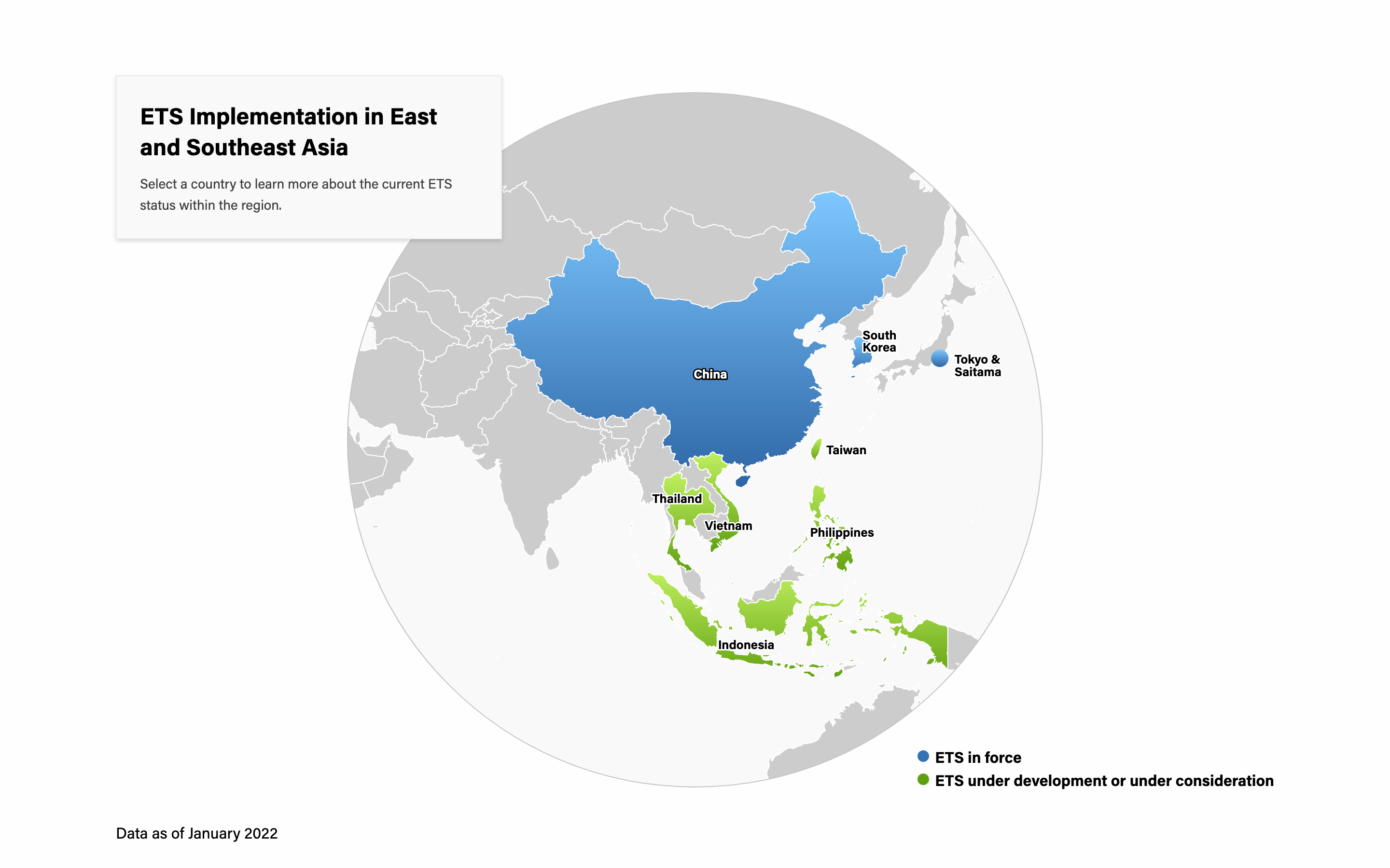 Chinese Emissions Trading System Interactive Map (Building the Chinese Carbon Market and Its Regional Connections)