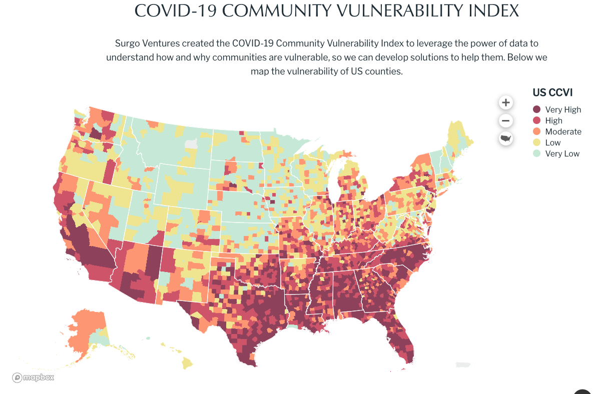 COVID-19 Community Vulnerability Index