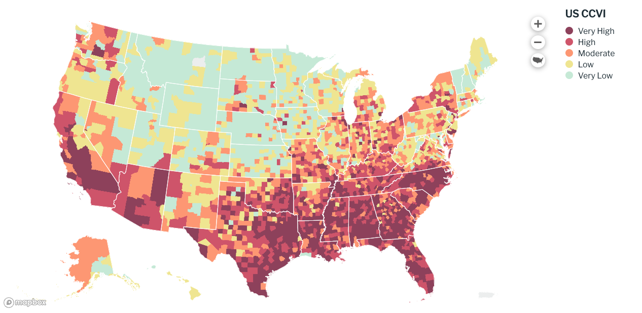 COVID-19 Community Vulnerability Index - Image 2