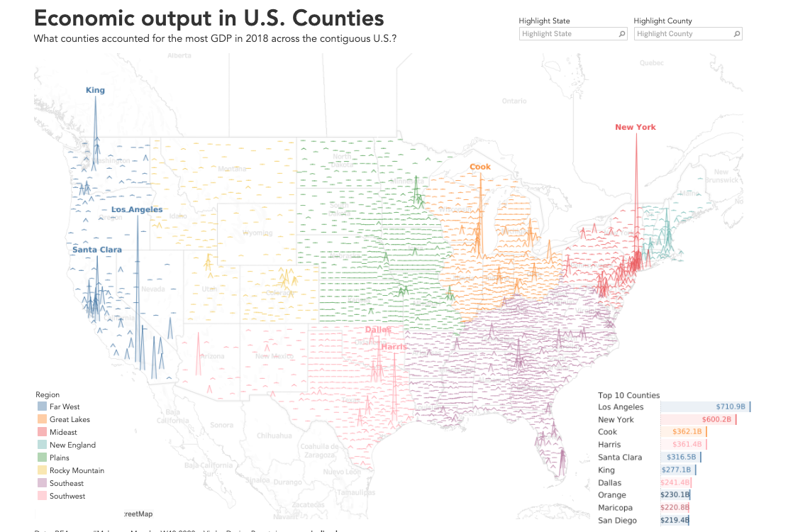 Economic Output in U.S. Counties - Image 2