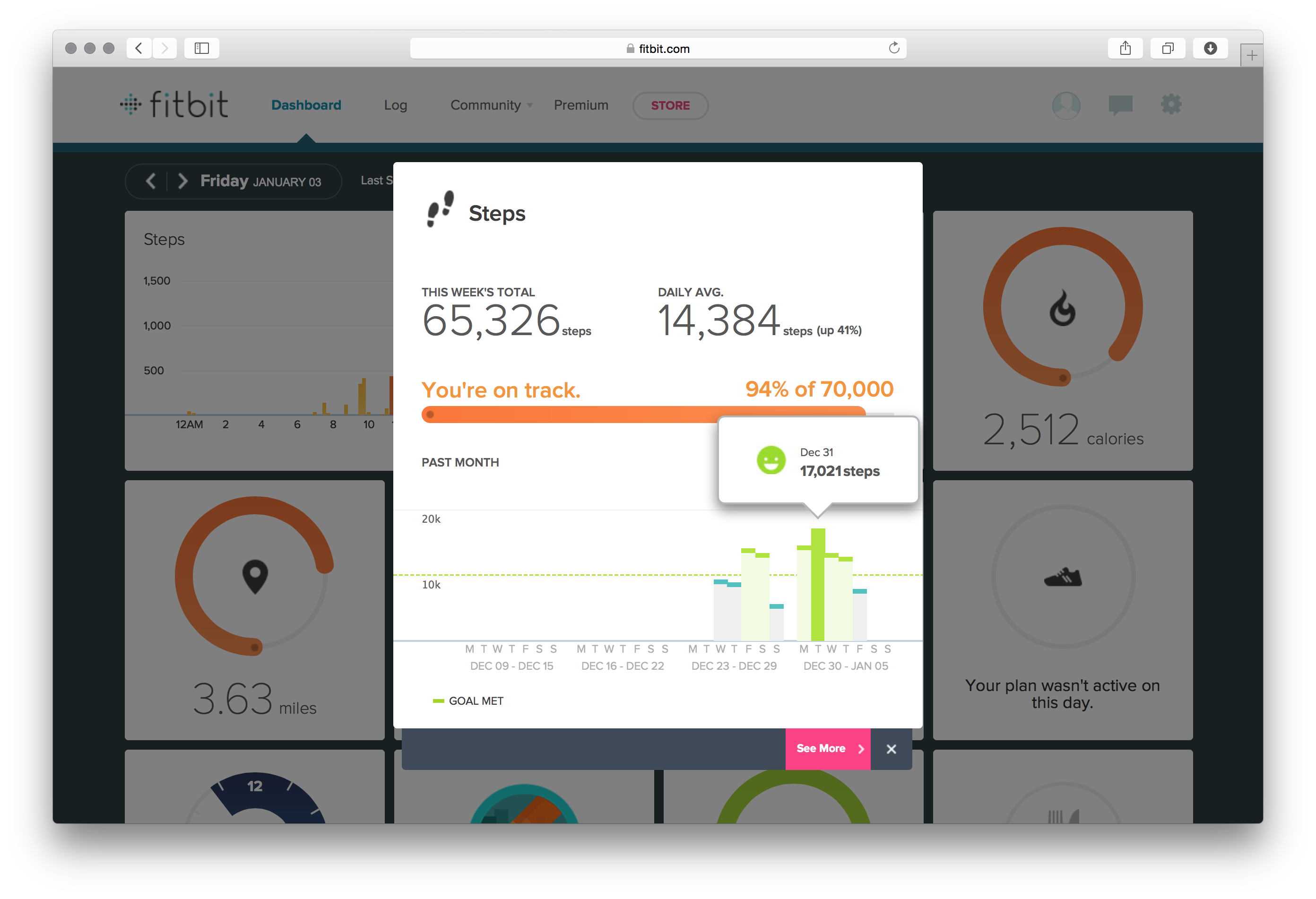 Fitbit Dashboard Visualizations - Image 5