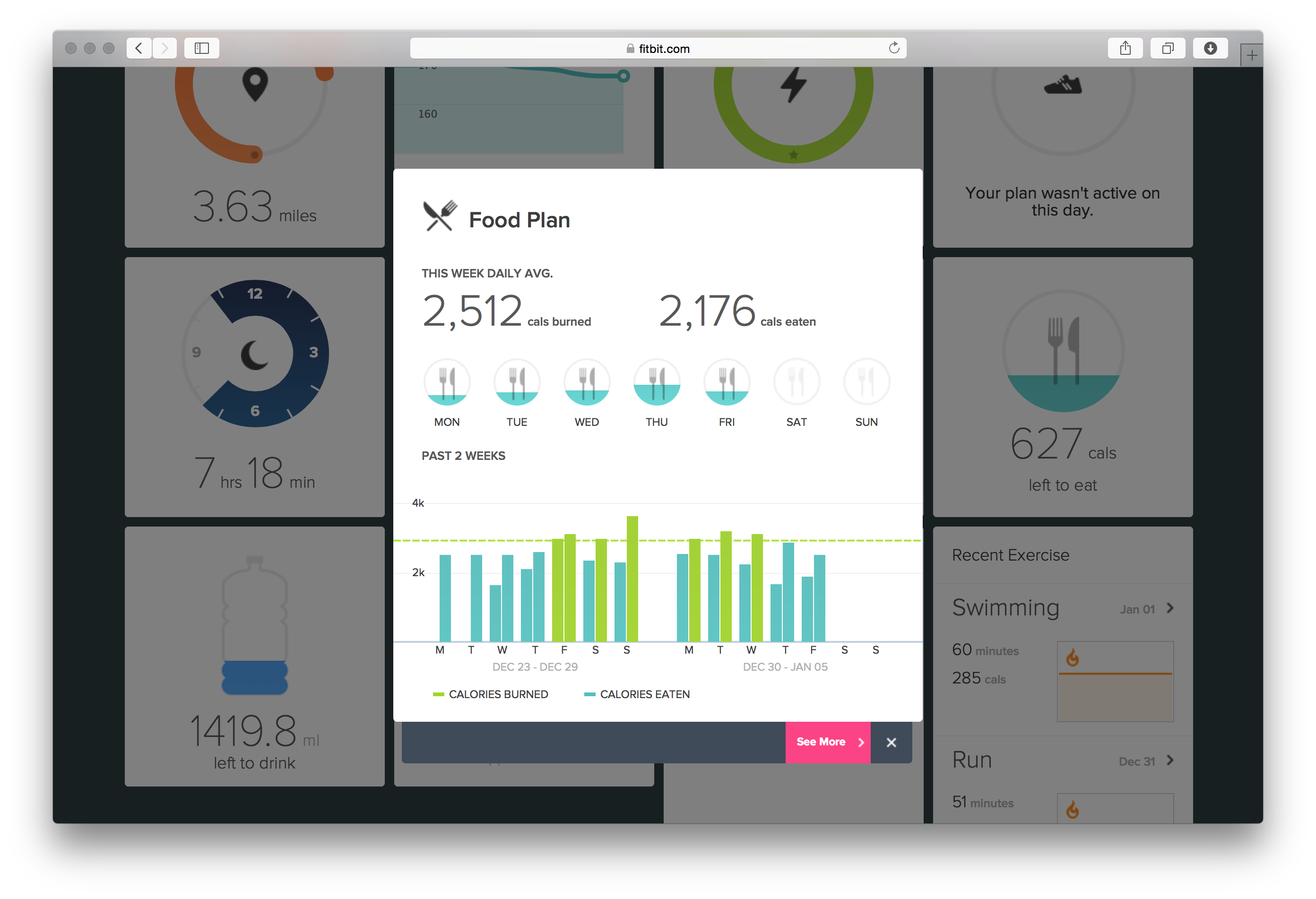 Fitbit Dashboard Visualizations - Image 8