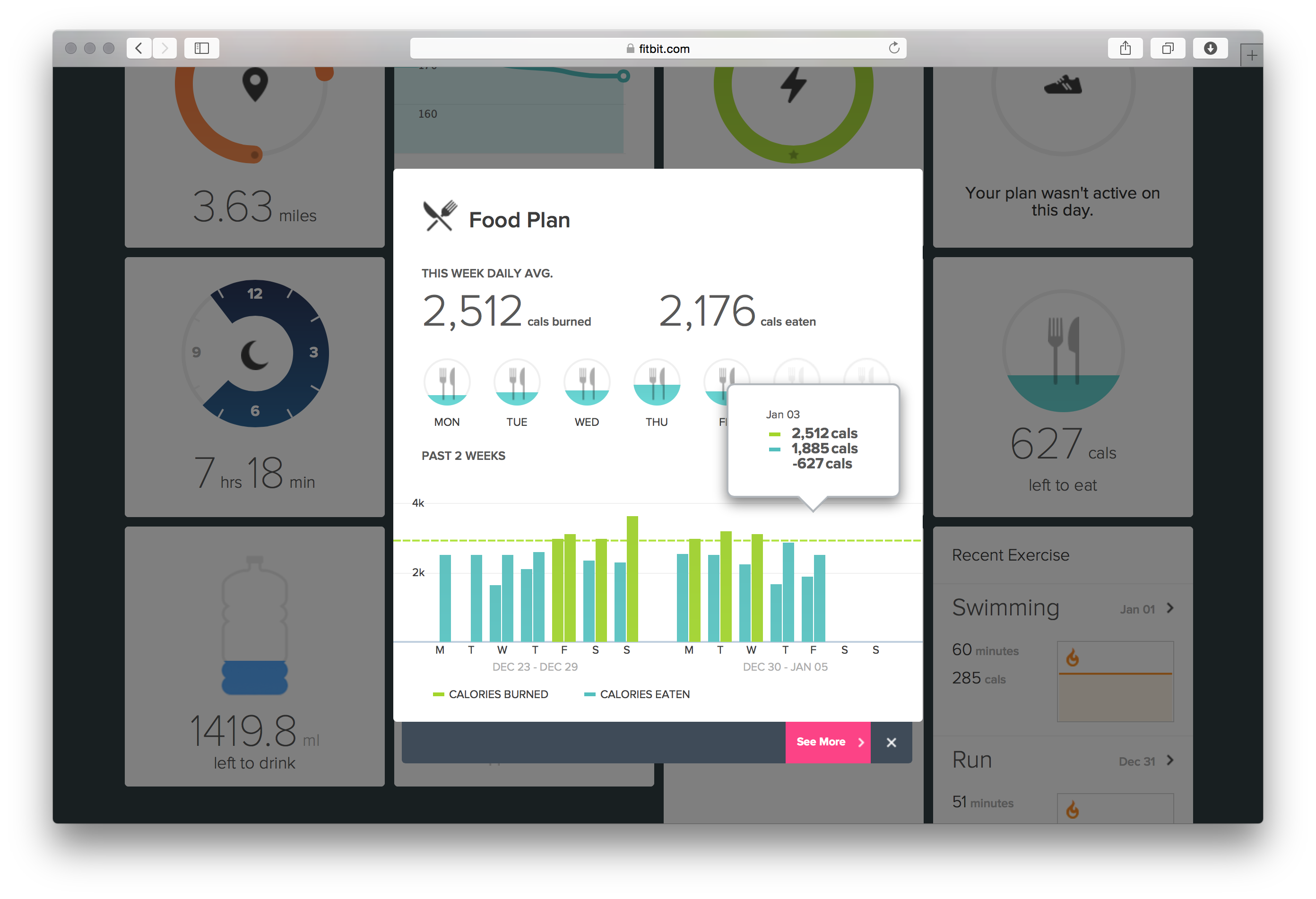 Fitbit Dashboard Visualizations - Image 9