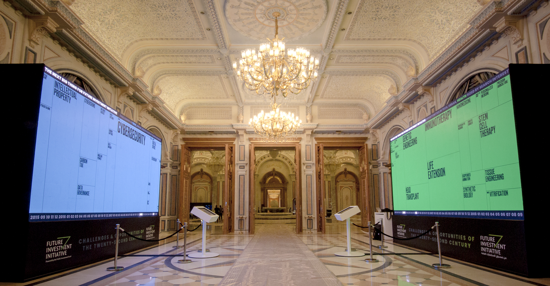 Future Investment Initiative Media Installation