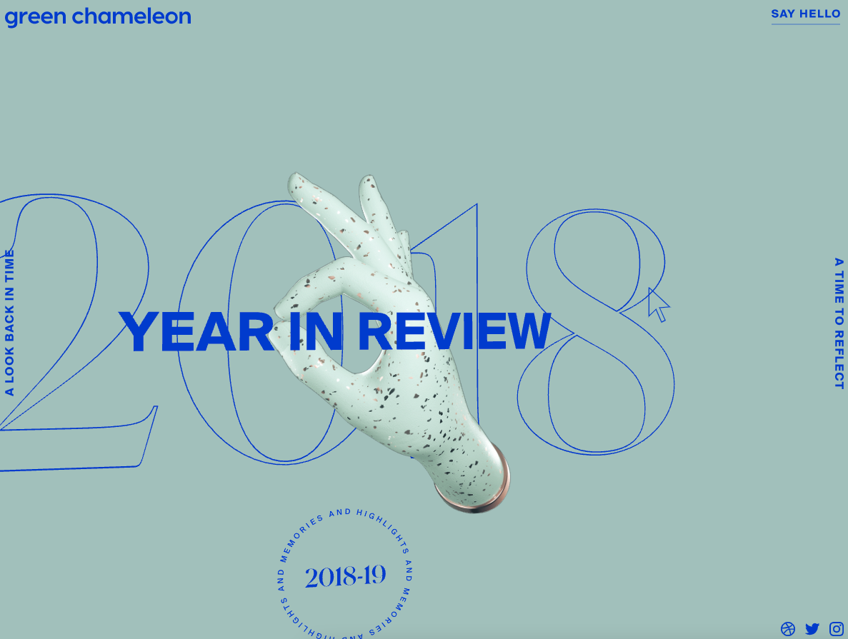 Green Chameleon: 2018 Year in Review