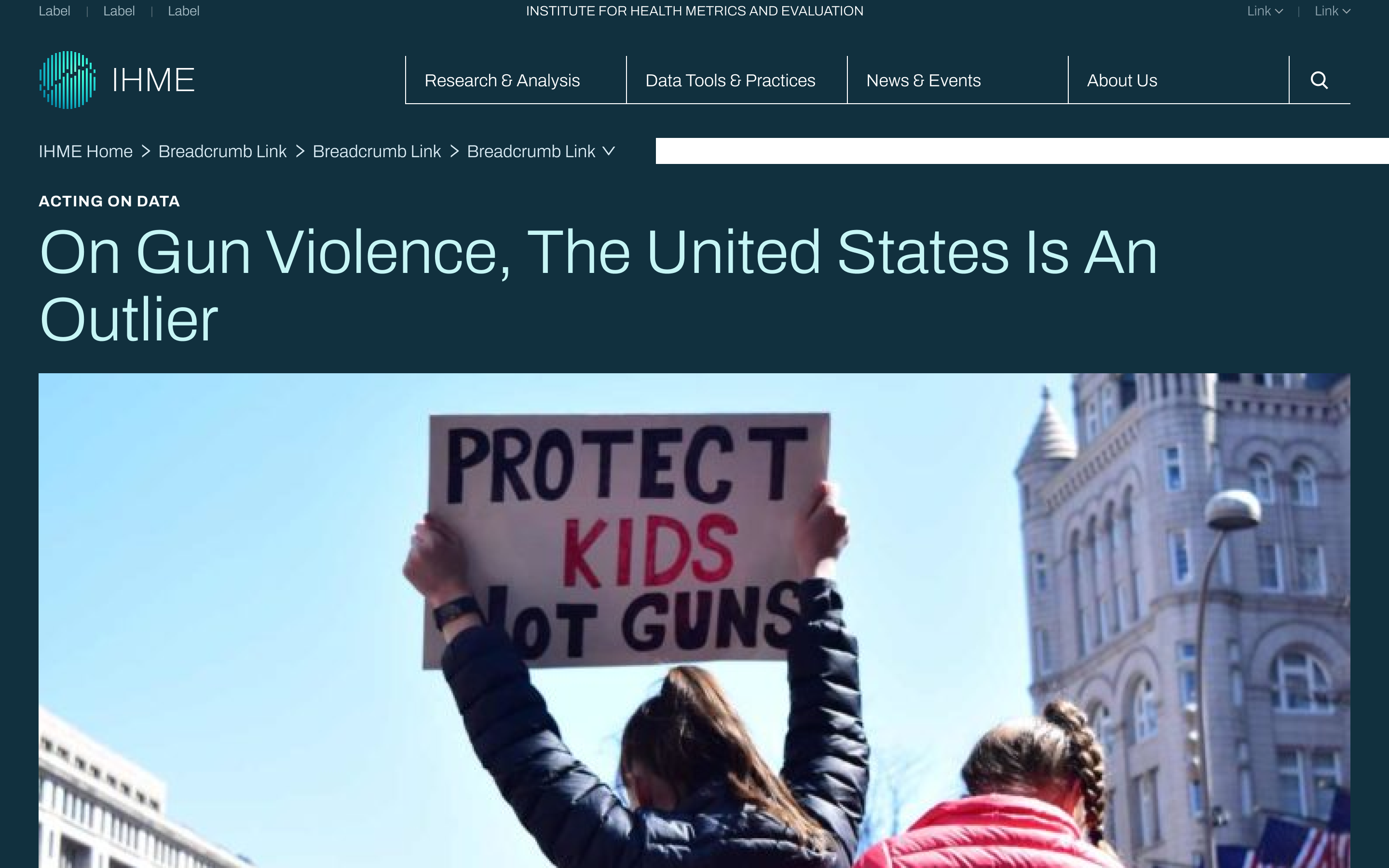 IHME Component Library