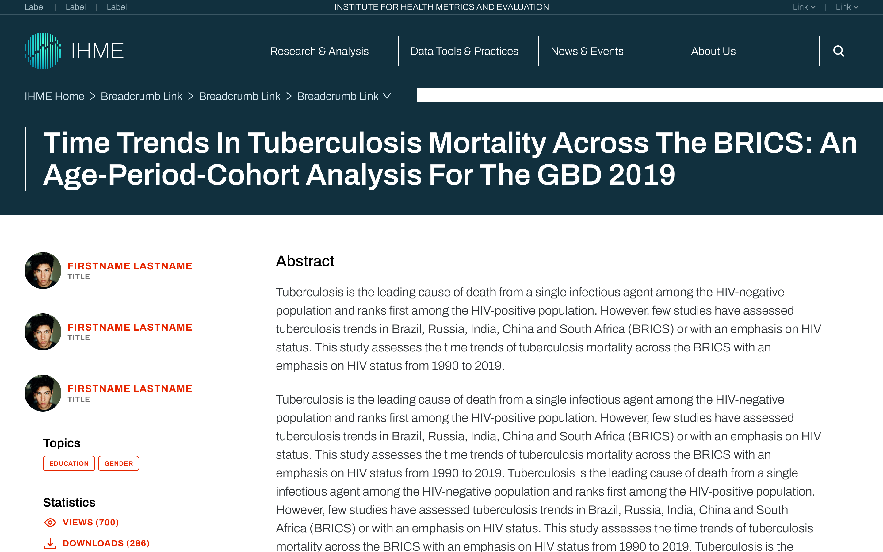 IHME Component Library - Image 3