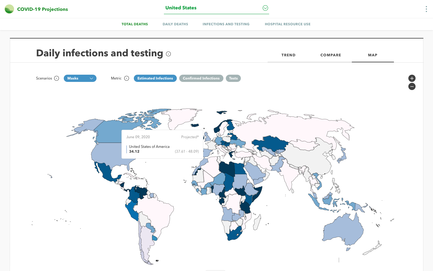 IHME COVID-19 Website - Image 6