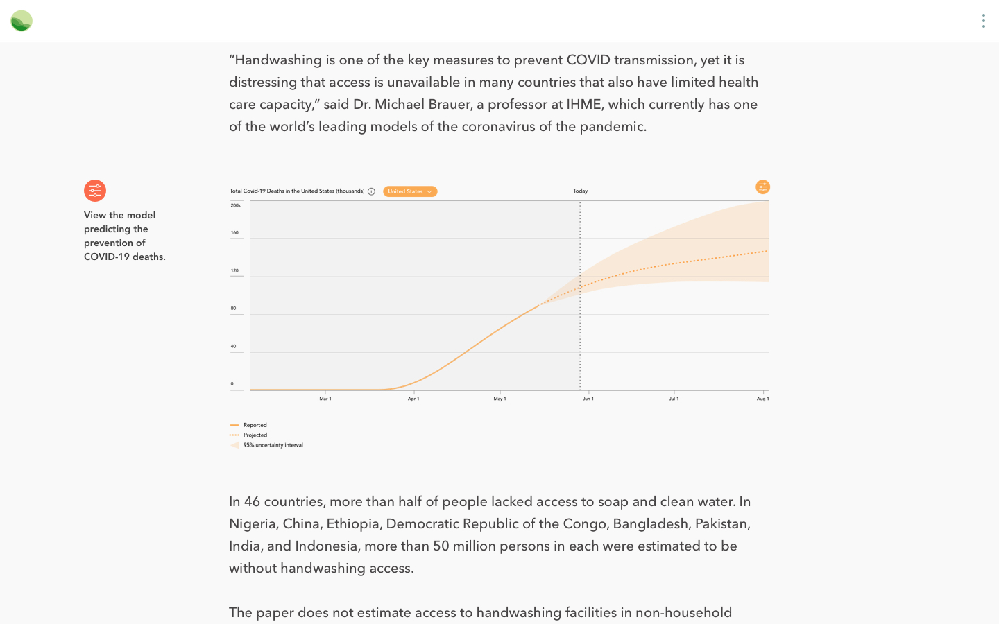IHME COVID-19 Website - Image 8
