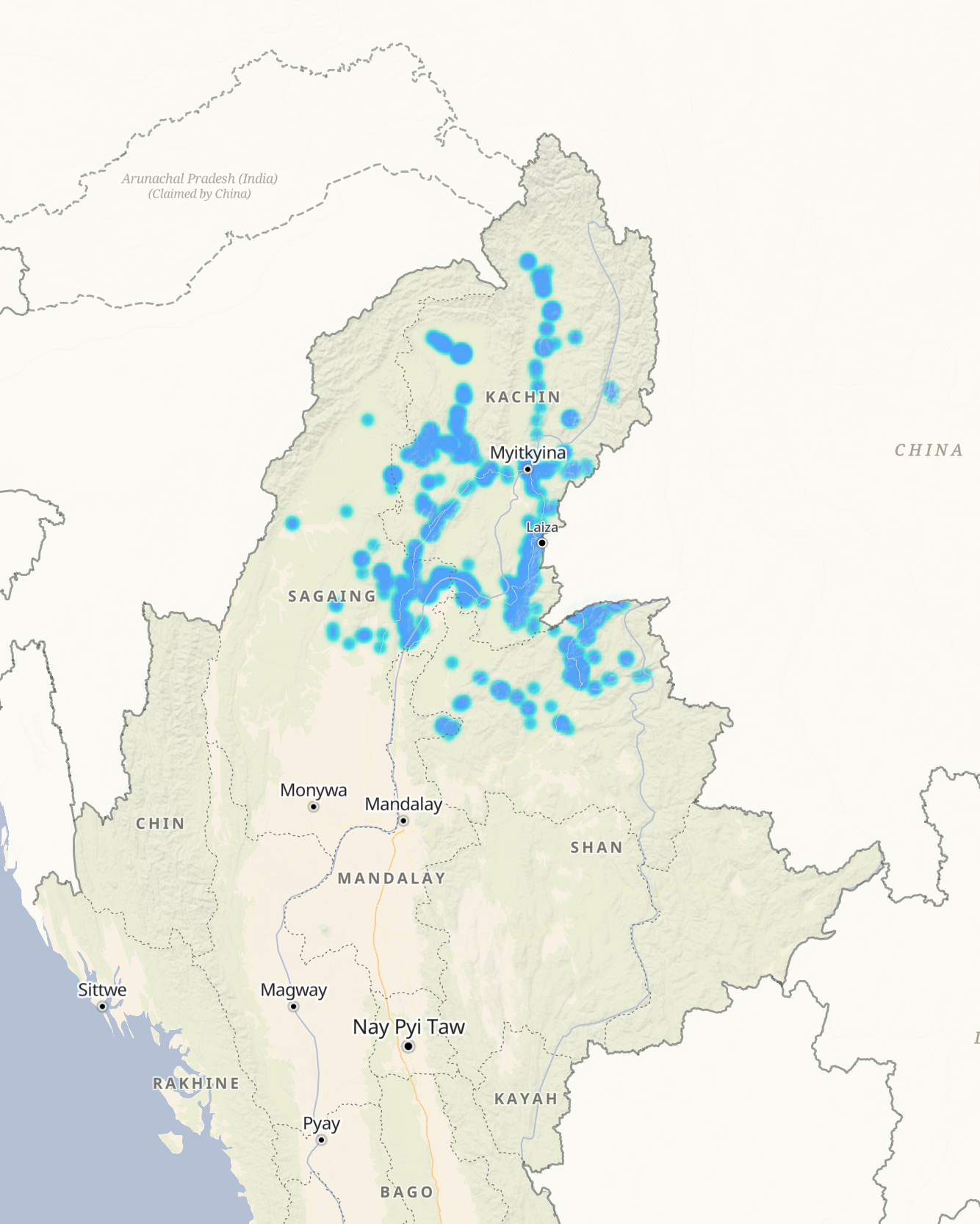 Myanmar Conflict Map - Image 3
