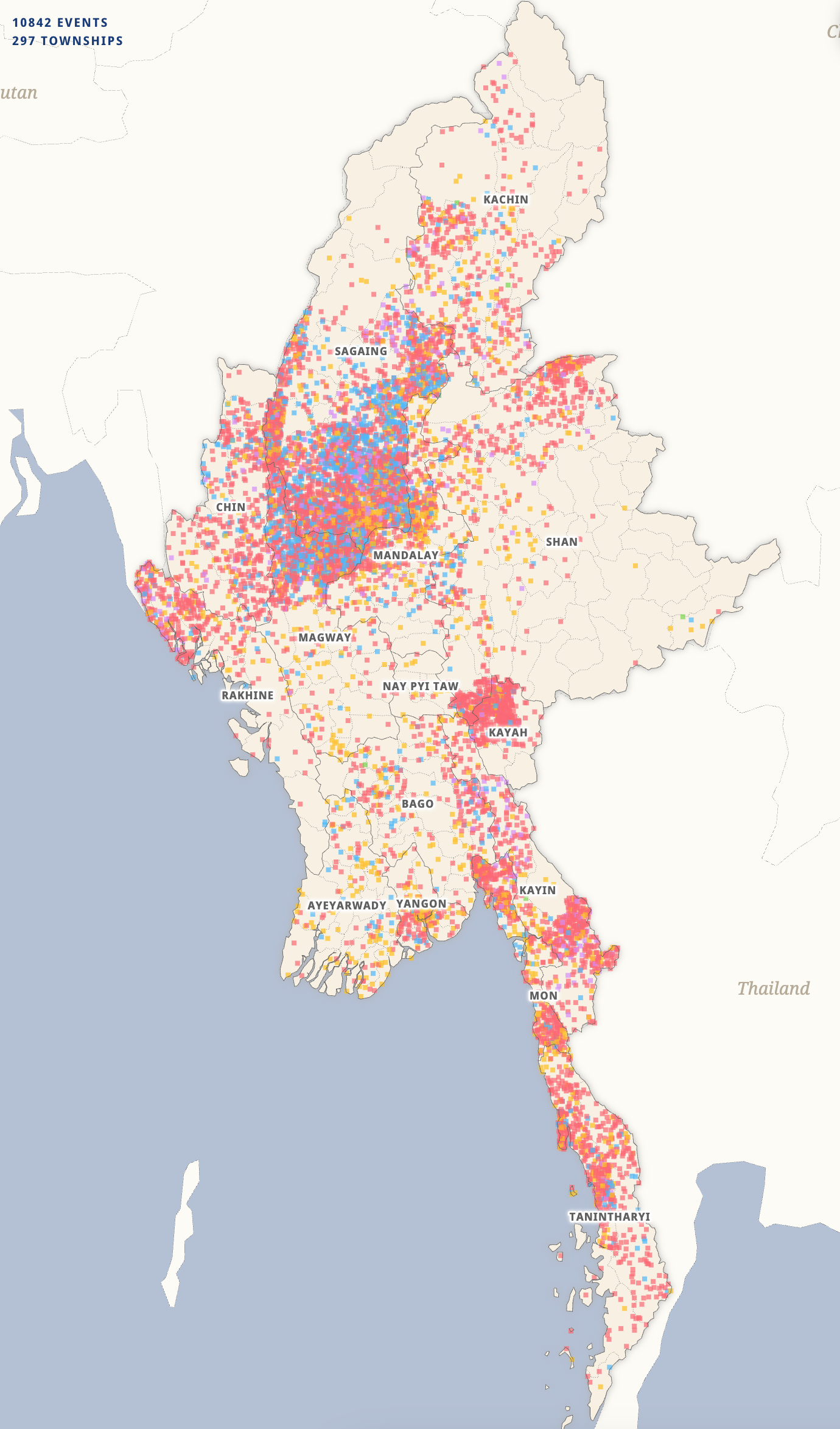 Myanmar Conflict Map - Image 4