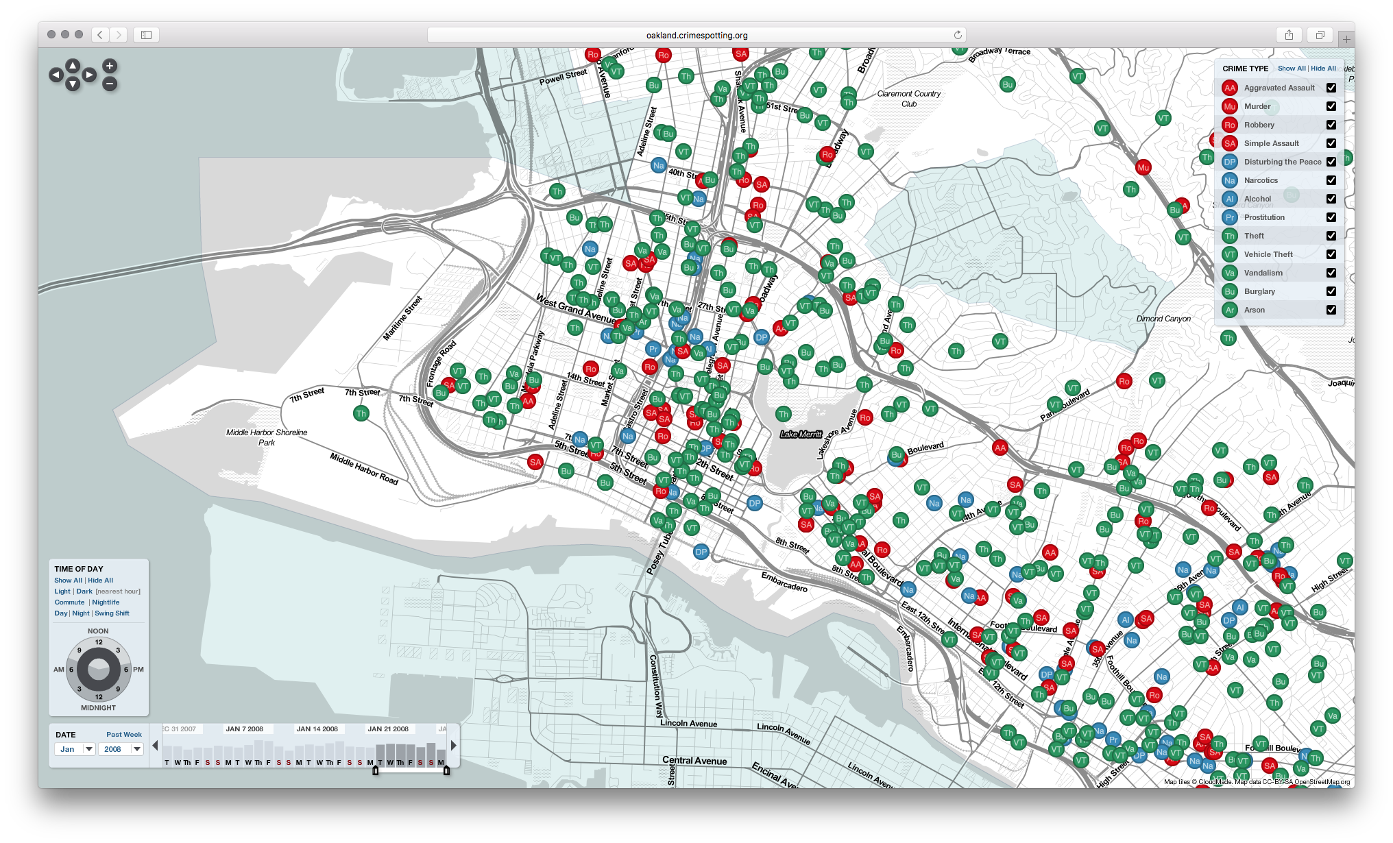 Oakland Crimespotting - Image 3