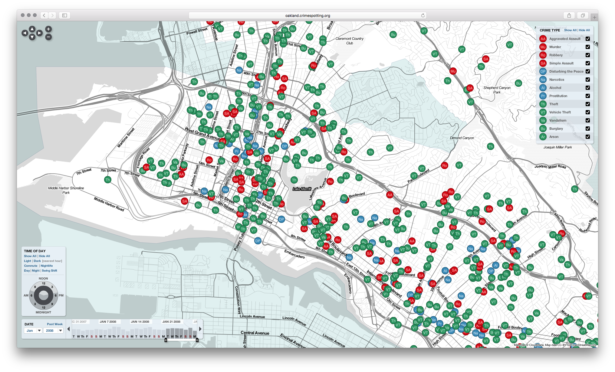 Oakland Crimespotting - Image 4