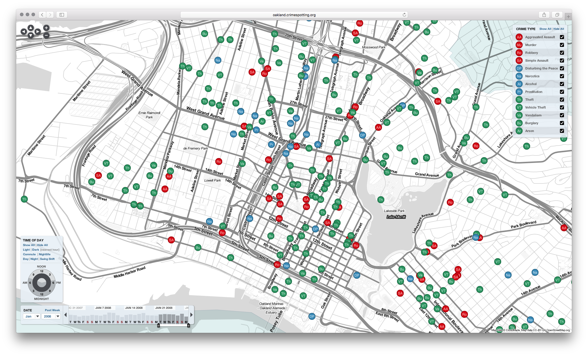 Oakland Crimespotting - Image 5