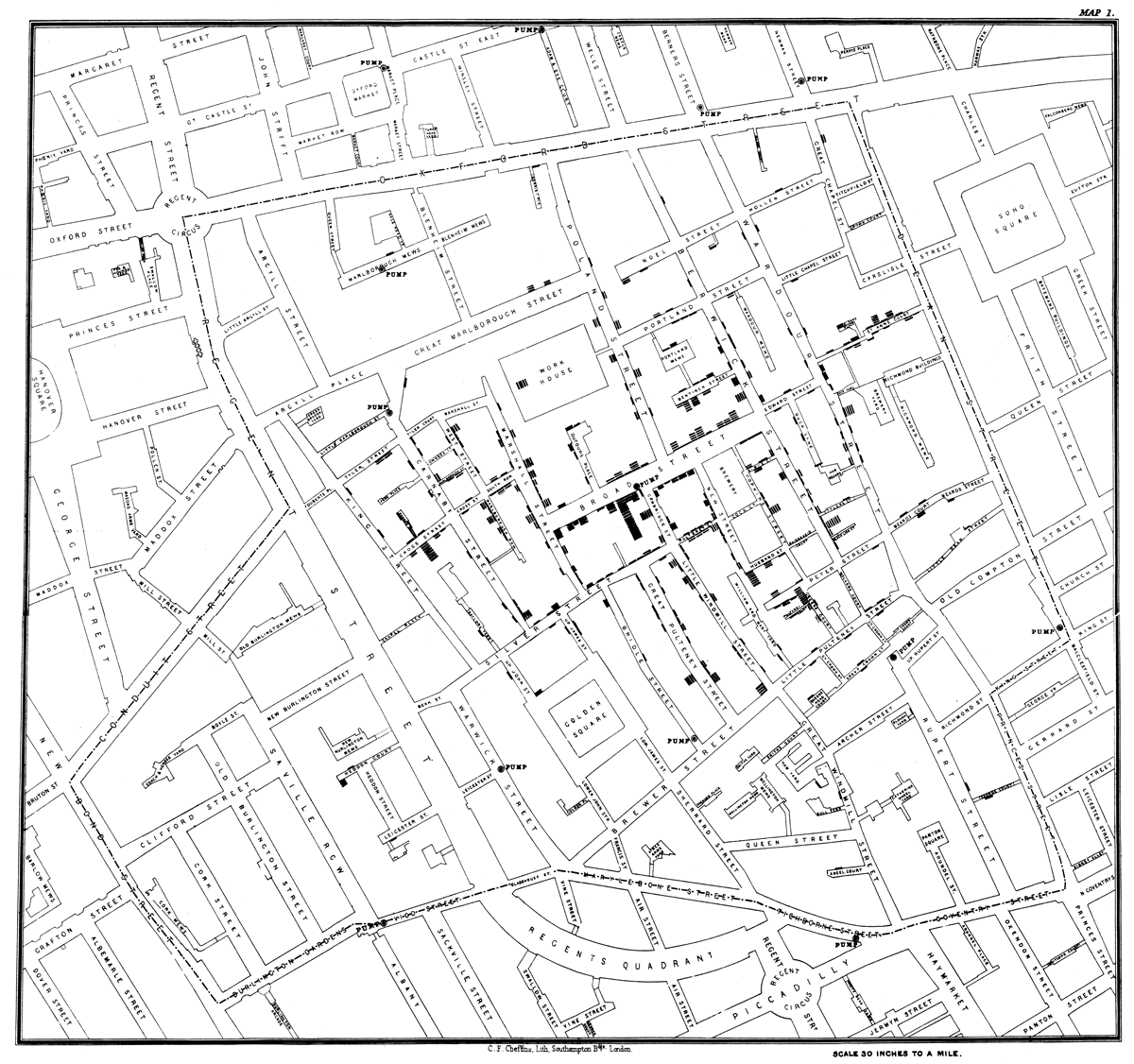 Snow Cholera Map (Tufte) - Image 6