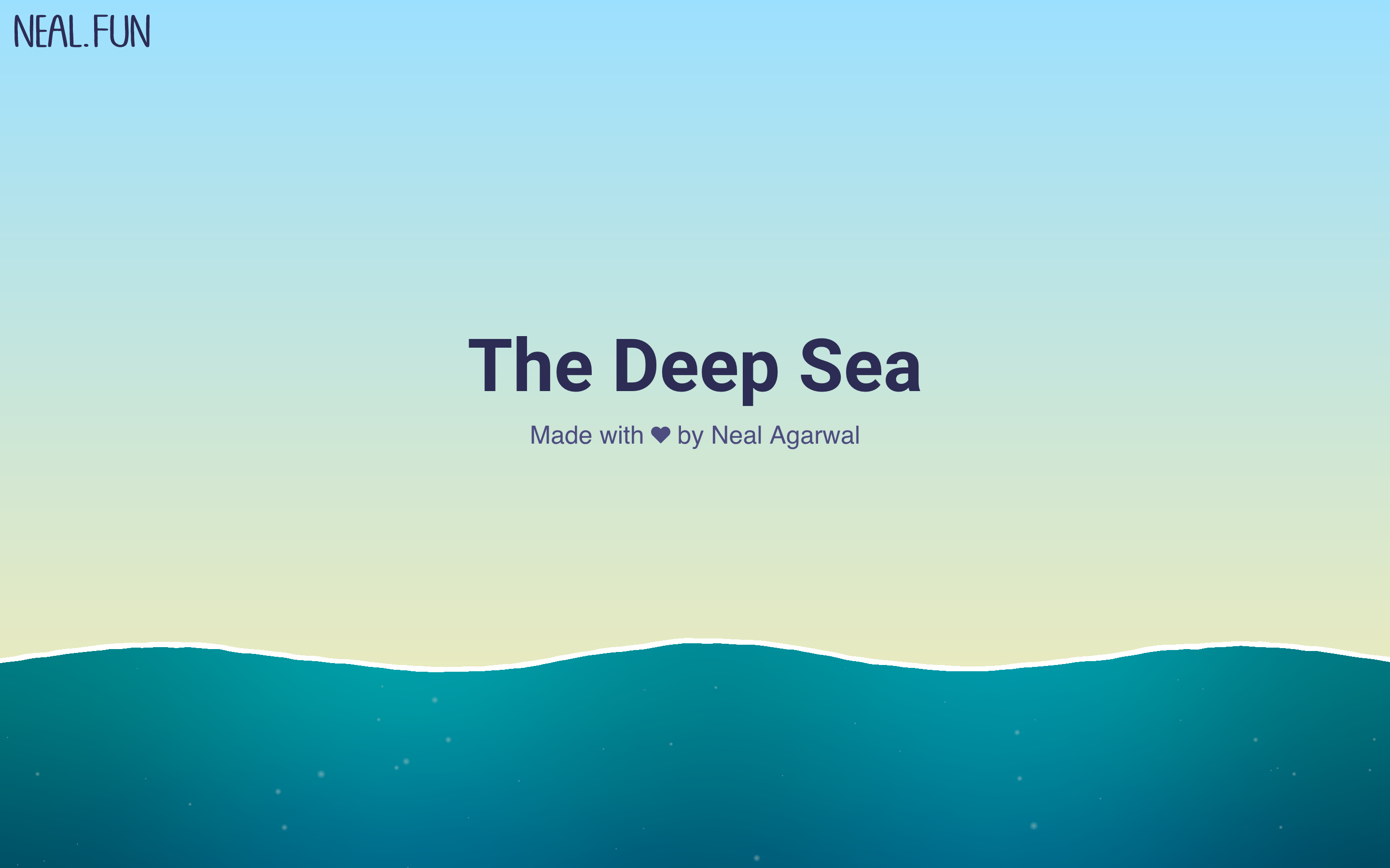 The Deep Sea