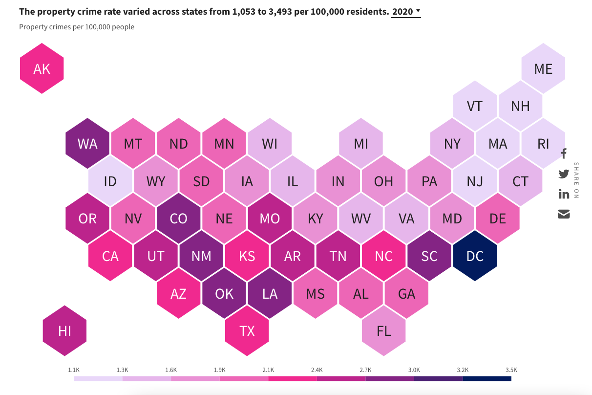 Which States Have the Least and Most Crime? - Image 3